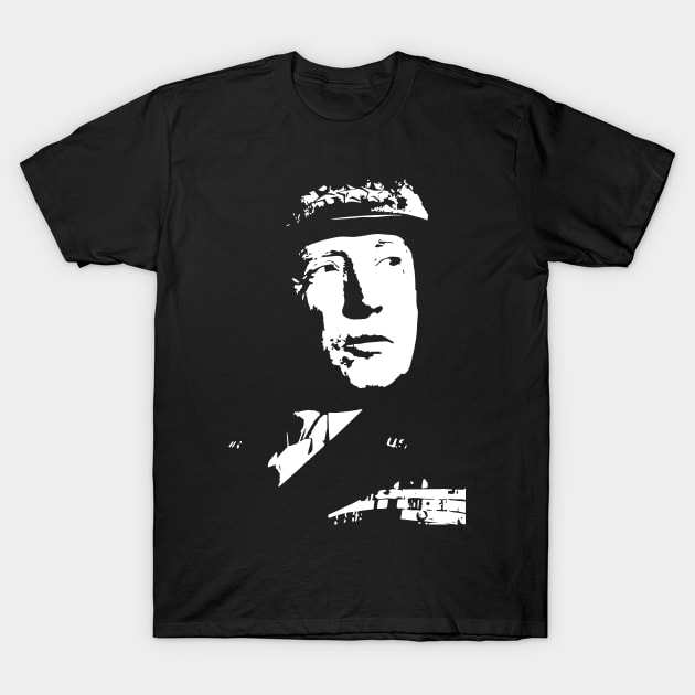 George S. Patton 7B (George Smith Patton Jr.) General of the United States Army T-Shirt by FOGSJ